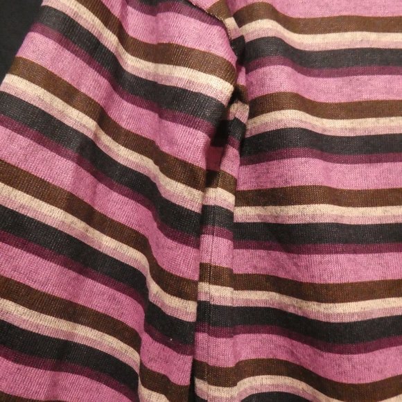 WEEKEND by SUZANNE BETRO | small | Striped Long Sleeve Scoop Neck Shirt | NWOT - Picture 16 of 16